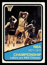 1972-73 Topps #159 NBA Champs Lakers Wilt Chamberlain picture