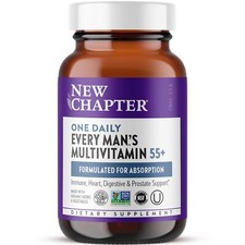 New Chapter Every Man's One Daily 55+ Multivitamin Tablets - 48 Count Exp 01/27 picture