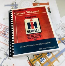 International Harvester 454 464 484 574 584 674 Tractor Factory Service Manual picture