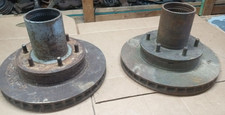 78-87 Chevy K10 K5 4x4 Front Wheel Hub Rotor 6 Lug Pair Dana 44 Corporate 10 OEM picture