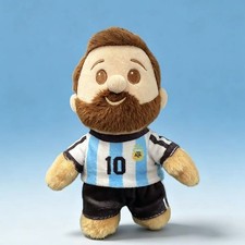15cm Messi Argentina Plush Doll Figure Football Star Fan Collectible Gift 2026 picture