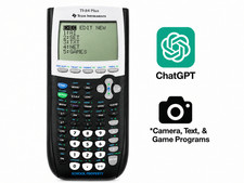 TI-84 Plus AI Calculator w/ Games & ChatGPT + 5MP Camera picture