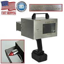 Portable Metal VIN Code Engraving Printer Touch Screen Marking Machine + Battery picture