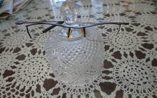 Original THEO DESTREE Glasses Metal Lavender Half-Moon Frame 244 Belgium picture