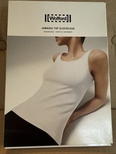 Wolford Jamaika Top Sleeveless Tank Ecrue Large Retail $150 picture