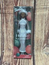 Vintage 2001 Mattel Holiday Excitement Barbie African American #29204  picture