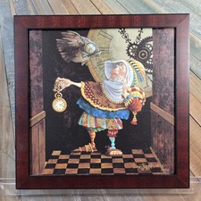 James Christensen Tempus Fugit (Time Flies) Signed Giclee Canvas 299/450 Framed picture