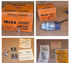 Vintage MICO 2200 Electric Brake Lock Kit NOS 02-620-001 COMPLETE Hot Rod Truck picture