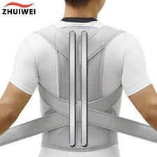 Adjustable Posture Corrector Low Back Support Shoulder Brace Belt for Men Women picture
