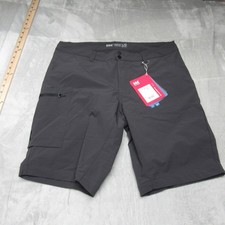 Helly Hansen Shorts Mens Large Gray Regular Fit Brono Softshell Outdoor $85 NEW picture