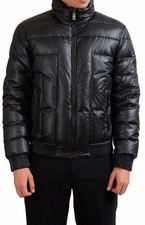 Versace Collection Men's Charcoal Insulated Hooded Full Zip Parka US 2XL IT 56 picture