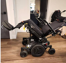 Permobil M3 Corpus Power Wheelchair Black Reclining Legrest Joystick 300 lb picture