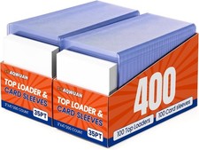 400 Card Sleeves Hard Plastic, 3