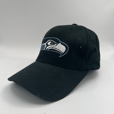 Vintage Seattle Seahawks NFL Football Logo 7 Lights Up Cap Hat Strap Back Read picture