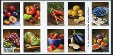 2020 US Stamps -  Scott #5484-5493 - Fruits and Vegetables Forever Stamps - MNH picture