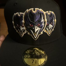 Baltimore Ravens John Geiger x Misplaced Series NFL 59FIFTY New Era Size 7 3/8 picture