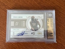 2010-11 Panini National Treasures VINCE CARTER Century Sig Auto Autograph /25 picture