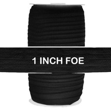 Black Fold Over Elastic 1