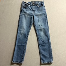 Levi's Premium 724 High Rise Straight Jeans Womens Size 29 Medium Wash Denim picture