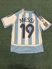 MESSI RETRO #19 WORLD CUP 2006 ARGENTINA HOME JERSEY picture