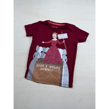 Piccolina Susan B Anthony Suffragist Graphic Tee Burgundy 5T Trailblazer Shirt picture