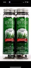 2 Bottles Scentsicles White Winter Fir 4 Ct Scented Ornaments Smells Fresh Cut picture