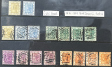 Gold Coast QV 1876-84 SG4-8 Crown CC Mint & Used x17 Stamps 6d x4 picture