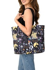Disney Women's Jack Skellington Rope Tote Bag Nightmare Before Christmas picture