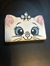 Loungefly Disney The Aristocats Marie Floral Cosplay Flap Wallet NEW picture
