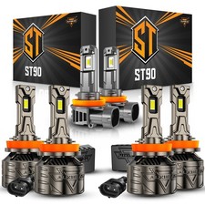 AUXBEAM ST90 Series 180W Canbus H9 H11 H11 LED Headlight High Low Beam Fog Light picture