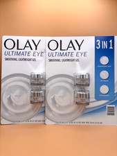 Olay Ultimate Eye 3-in-1 Smoothing Lightweight Gel 2 Pack Lot of 2 NEW SEALED picture