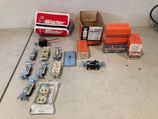 Vintage Slater Sierra Electrical Switches Receptacles Lot NOS picture