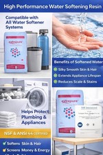 Water Softener Resin media Replacement - 1 cubic foot 32,000 grains picture