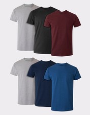 Hanes Men's Cotton Pocket T-Shirt, Moisture-Wicking with Odor Control, Assorted picture