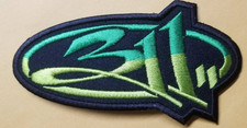 311 Rock Band Embroidered green/lime/yellowish Patch approx 2.25x4.5