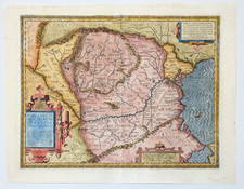 Romania, Bulgaria 1595. Abraham Ortelius - 17th Century Antique Map picture