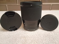 Sigma 16mm f/1.4 DC DN Contemporary Lens w/Sigma Front Lens Cover+Sigma Lens Cap picture
