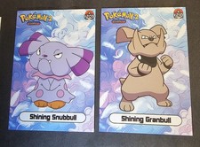 SNUBBULL X GRANBULL LOT - POKEMON SHINY INFINITY HOLO picture