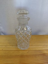  Vtg WATERFORD Crystal Alana  Pattern Cotail Shaker/ Mixer With Original Stopper picture