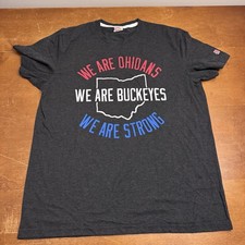 Homage Shirt Mens Large Gray Short Sleeve Ohio picture