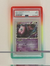 2010 Pokemon HeartGold SoulSilver Triumphant Mew-Holo Card #97 PSA 9 picture