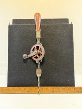 Vintage Goodell Pratt Co. Egg Beater Hand Drill•Wood Working•Carpentry Tools picture