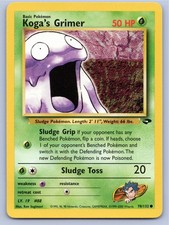 2000 POKEMON KOGA'S GRIMER GYM CHALLENGE 78/132 UNLIMITED C NM A90593 FREE S&H picture