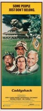 1980 CADDYSHACK VINTAGE COMEDY MOVIE POSTER PRINT STYLE B 36x14 9 MIL PAPER picture