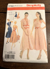 New Unused pattern, Woman's 6-14 sun dress, 1950s Retro Style, Simplicity 3780 picture