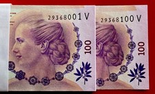 Argentina Banknote Eva Peron  Evita $100 PESOS Bill P-358 , UNCIRCULATED picture