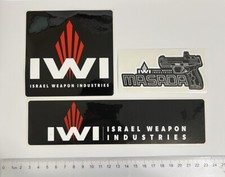 NEW IWI Israel Weapon Industries Decal Sticker SHOT SHOW 2025 (FREE SHIPPING) picture