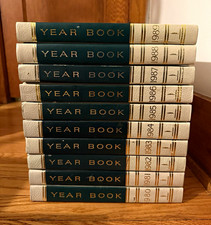 The World Book Year Book 1980s Set Hardcover - World History Reference Books picture
