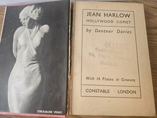 RARE 1937 Jean Harlow 'Hollywood Comet' 1st Printing  Spine Damage  picture