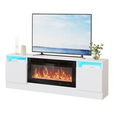 70in LED 2 Tier TV Console Media Stand Cabinet Fit 36